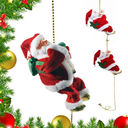 Climbing Santa
