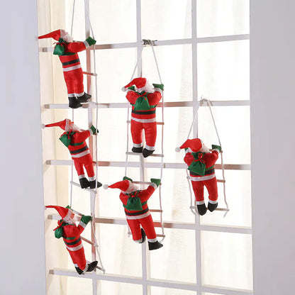 Santa Climbing Decoration Prop